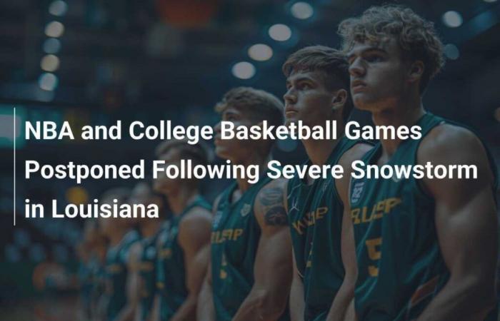 NBA and college basketball games postponed following historic Louisiana snowstorm