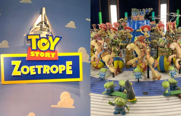 Animation Celebration’s Toy Story Zoetrope has been removed from its original location