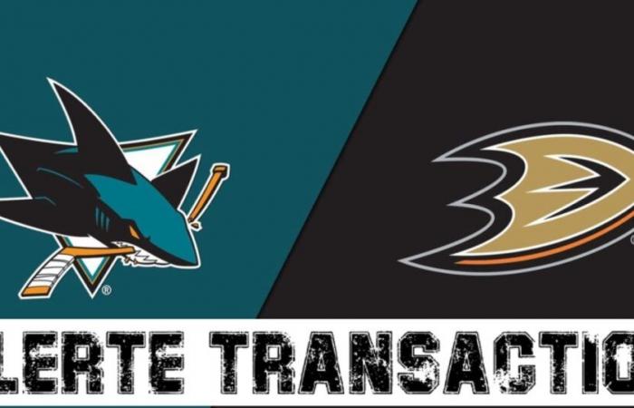 Transaction between the Ducks and the Sharks