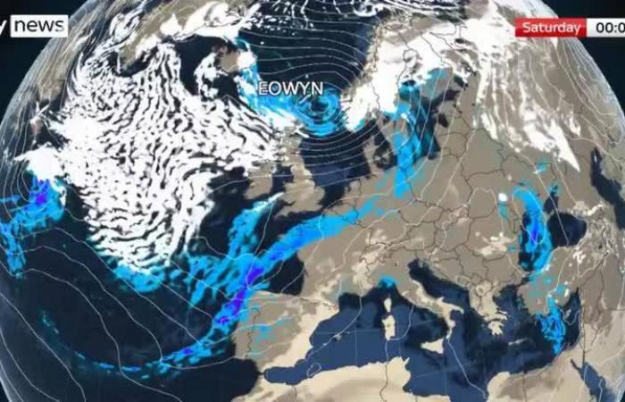 Storm Eowyn: ‘Danger to life’ weather warning issued for parts of UK | UK News