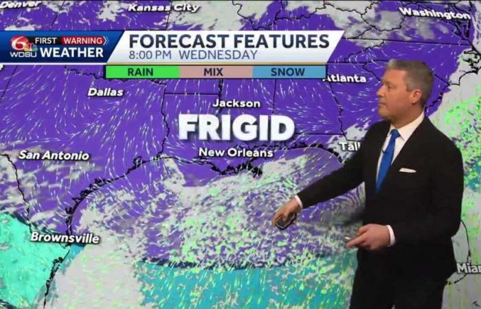 New Orleans snowfall beat Salt Lake City’s season total