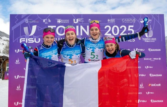 Cross-country skiing | “A memory engraved forever in our memories”: Félicie Chappaz, Manon Favre Bonvin, Julie Marciniak and France Pignot tell how they won bronze in the relay at the World University Games in Turin | Nordic Mag | No. 1 Biathlon