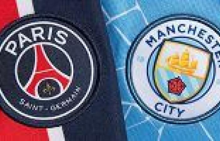 Equal match between Paris and City at the Parc des Princes Stadium