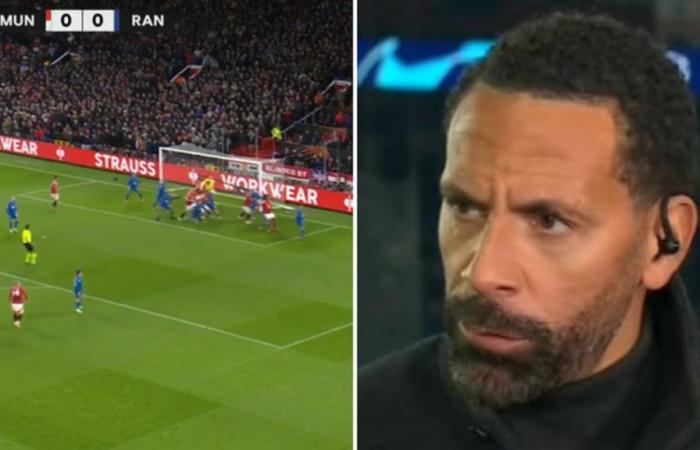 Rio Ferdinand goes off script with social media post during TNT commentary while watching Man Utd vs Rangers – Man Utd