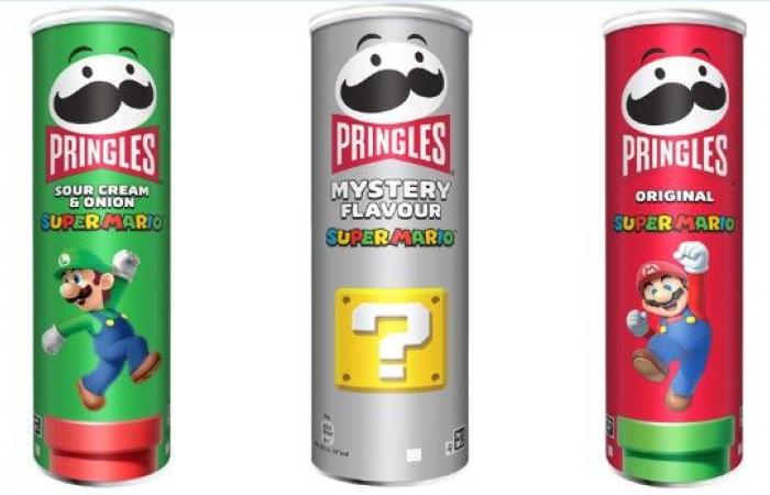 Pringles x Super Mario: retro gaming and “mystery flavor”