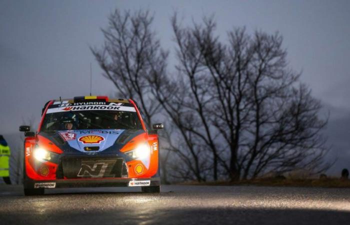 Monte-Carlo Rally 2025: Neuville in the lead after the first three specials, Ogier close to going off the road