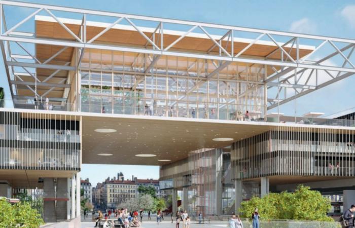 The Lyon Perrache exchange center is getting a makeover