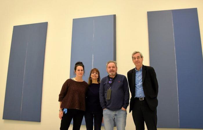 Rodez. Geneviève Asse puts blue on the Soulages museum