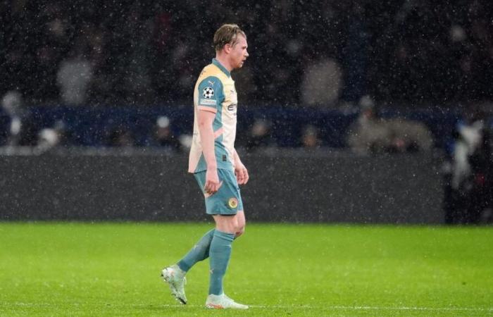 the worrying fall of Kevin De Bruyne against PSG