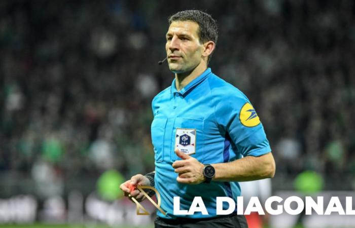 A referee who performs well in Monaco for the match against Rennes