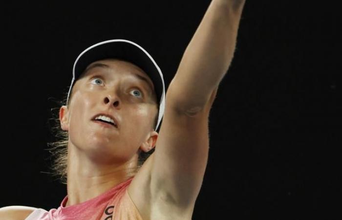 A faulty serve caused Iga Swiatek to be knocked offside by Madison Keys at the Australian Open