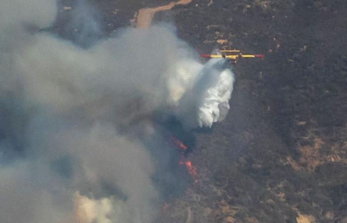 Fire north of Los Angeles | Firefighters are making progress