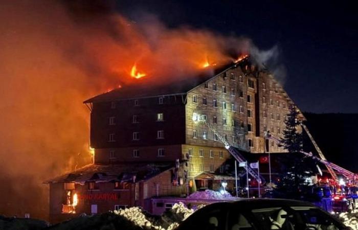 In Türkiye, 78 dead in ski resort hotel fire