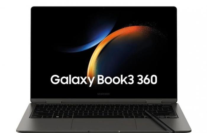 Sales €849 Samsung Galaxy Book3 360 13 (NP730QFG-KA2FR), Ultrabook 2-in-1 OLED 13″ touchscreen 12-hour portable tablet easy to carry under Intel Core i5 TB4