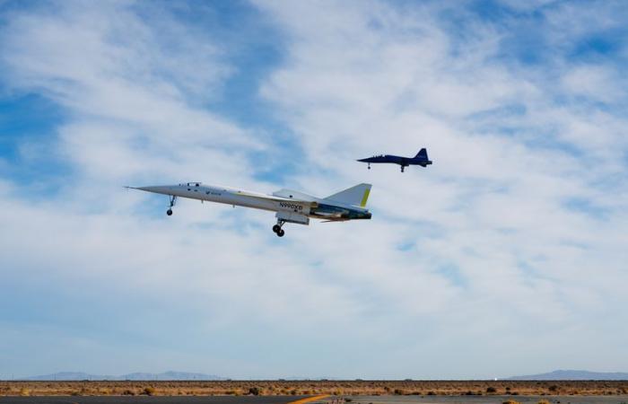 Broadcast live, the first supersonic flight of Boom’s XB-1 demonstrator is scheduled