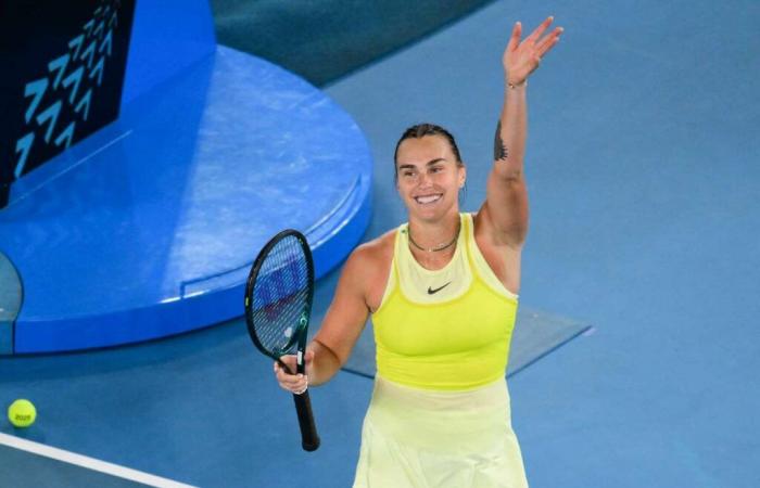 Australian Open: “I had an incredible match,” rejoices Sabalenka