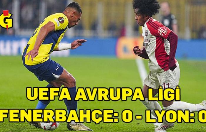 Fenerbahce French representative Olympic draws with Lyon