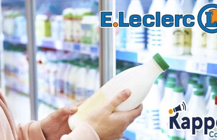 This milk, widely consumed in France, is the subject of an urgent product recall at Leclerc