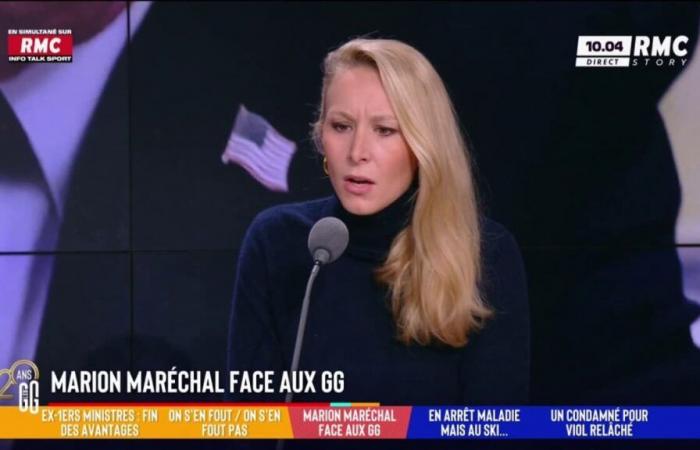 Marion Maréchal sees in Donald Trump “a driving force of inspiration”