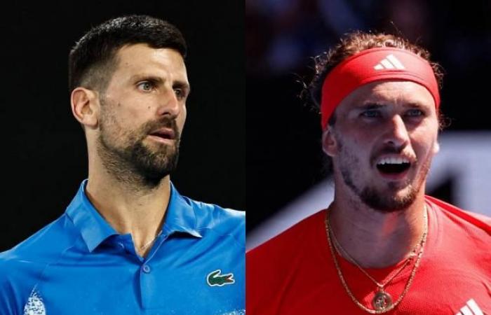 Record titles, first Grand Slam… Djokovic-Zverev, a semi-final with major stakes at the Australian Open