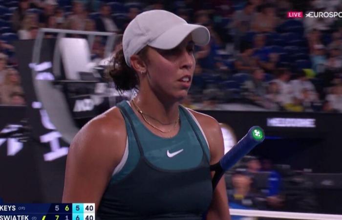 Australian Open | A point reflecting the shock: the match point saved by Keys with guts against Swiatek – Tennis Video