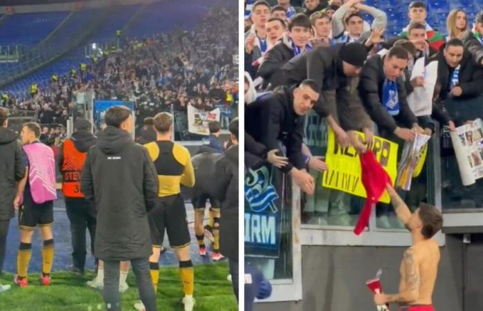 The beautiful gesture of the Real Sociedad players with their fans at the end of the match: “More united than ever”