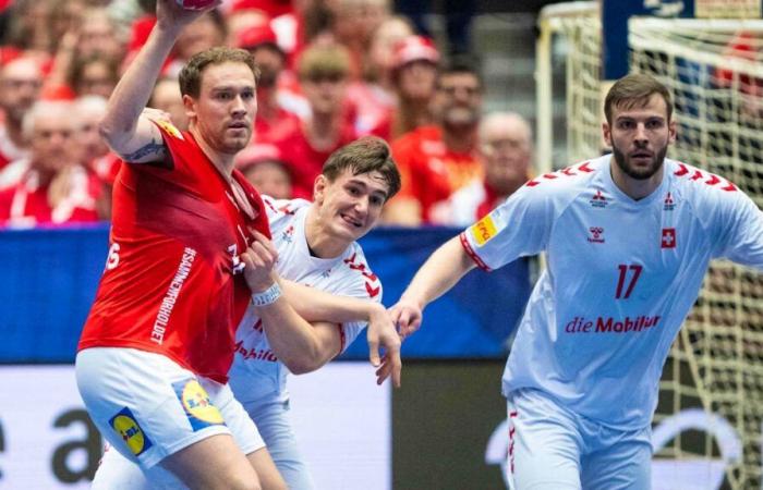 Handball: Switzerland logically slapped by Denmark