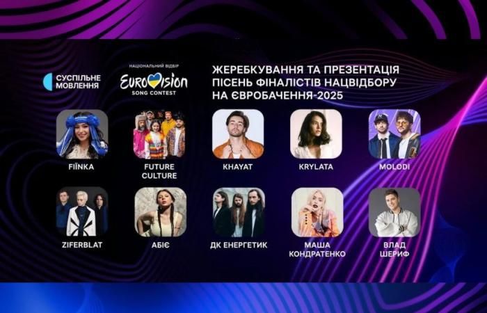 ???????? Ukraine: listen and rate the 10 songs from “Vidbir 2025”