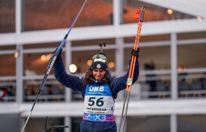 Biathlon | “I found myself”: in the Antholz sprint, Julia Simon made her return to the flower ceremony | Nordic Mag | No. 1 Biathlon