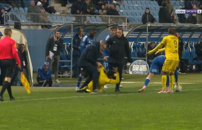 VIDEO – The coach of Bastia Benoît Tavenot physically attacks a Pau player and is expelled