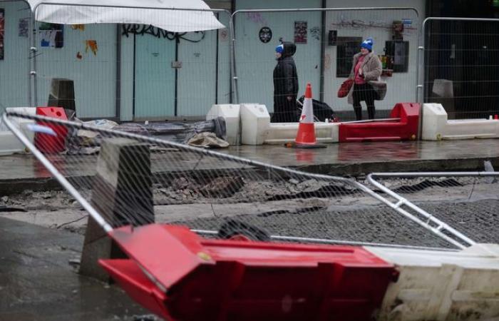 The “cyclonic bomb” Éowyn hit Ireland and the United Kingdom before arriving in France