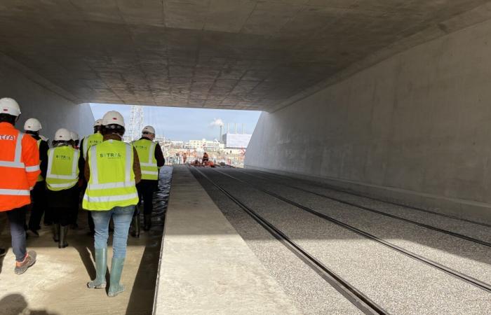 Future T10 tram line: the Metropolis of Lyon makes a first stage of the site