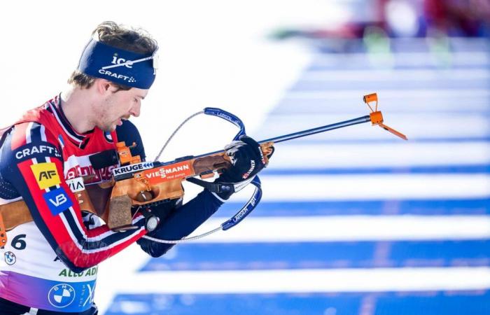 Biathlon | Antholz: Second of the sprint, Sturla Holm Lægreid takes the yellow bib to Johannes Phangnes Boe | Nordic Mag | N ° 1 Biathlon