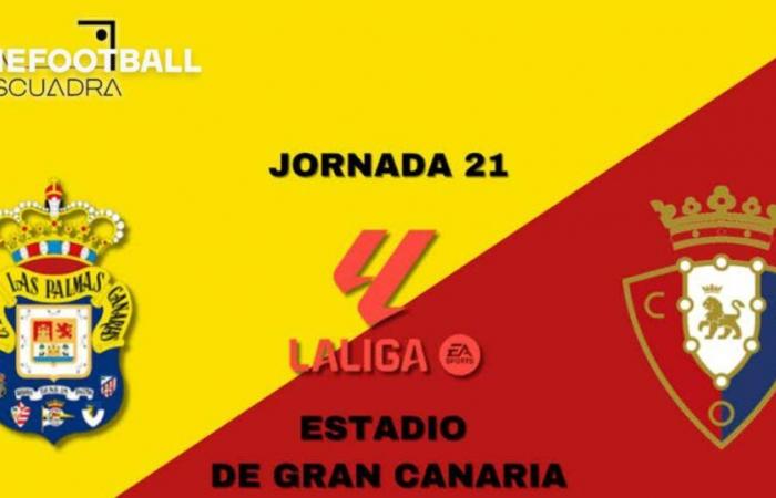 Previous | UD LAS PALMAS – OSASUNA: Not wanting to start a bad streak against wanting to cut it