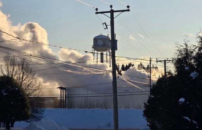 Major fire at the St-Michel sawmill