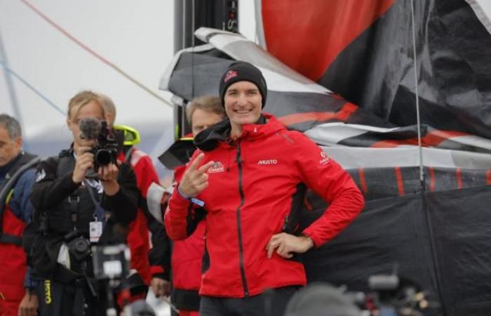 Jérémie Beyou savors his hard-won fourth place in the Vendée Globe