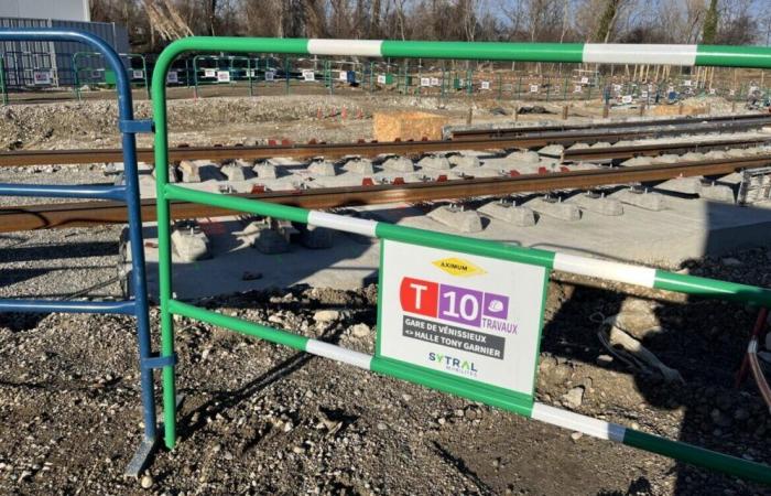 Future T10 tram line: the Metropolis of Lyon makes a first stage of the site