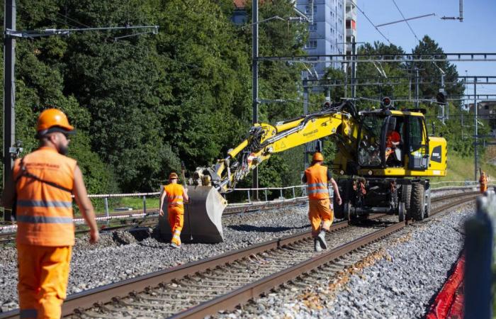 The Lausanne-Berne train line will be cut during the female euro