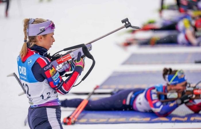 Biathlon | Antholz: after her incident with her rifle during the sprint, Ingrid Landmark Tandrevold was warned by the jury | Nordic Mag | No. 1 Biathlon