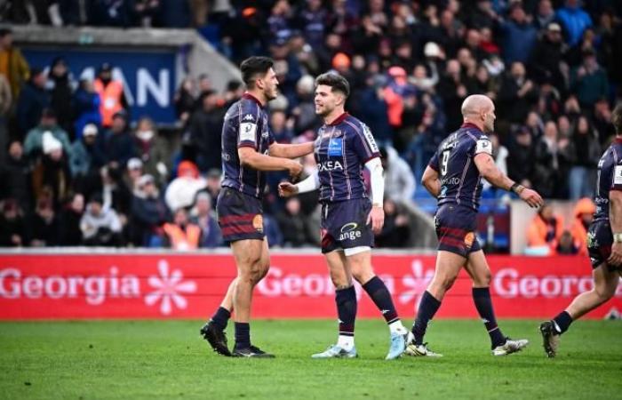 UBB with Jalibert, Lucu and Depoortere on the bench against Lyon