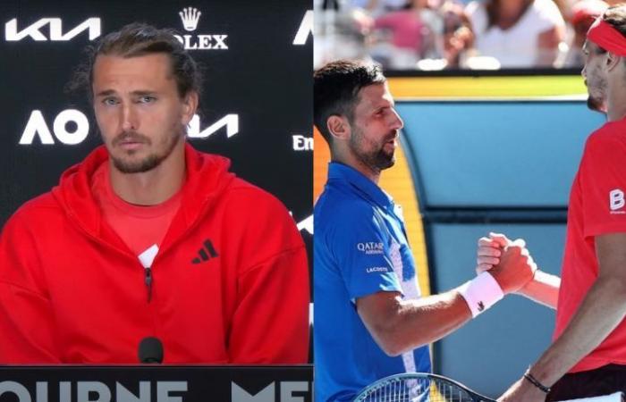 Tennis. Australian Open – Sascha Zverev: “We should respect Djokovic more”