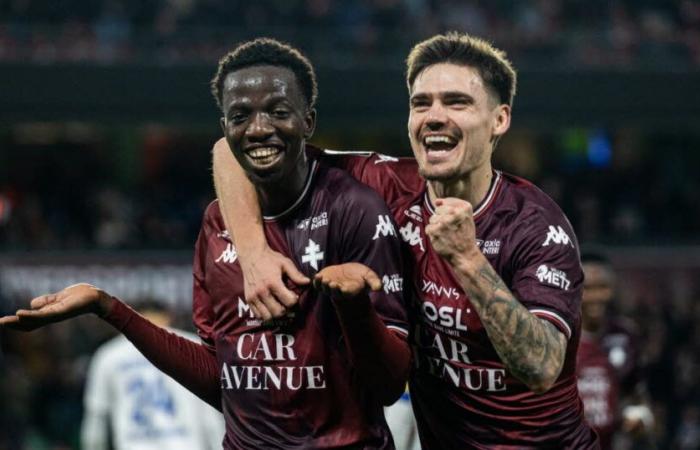 FC Metz beats Grenoble Foot 38 and takes provisional first place!