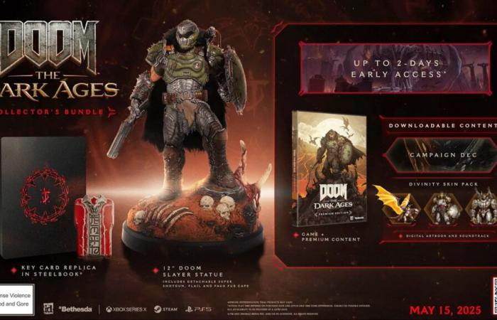 Collector Doom: The Dark Ages: Pre -orders launched at € 210 with a large figurine | Xbox