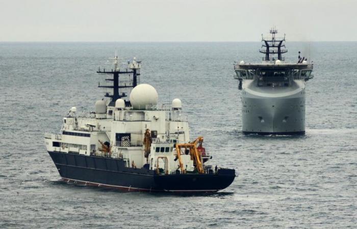 What are Russian ships doing in British waters?