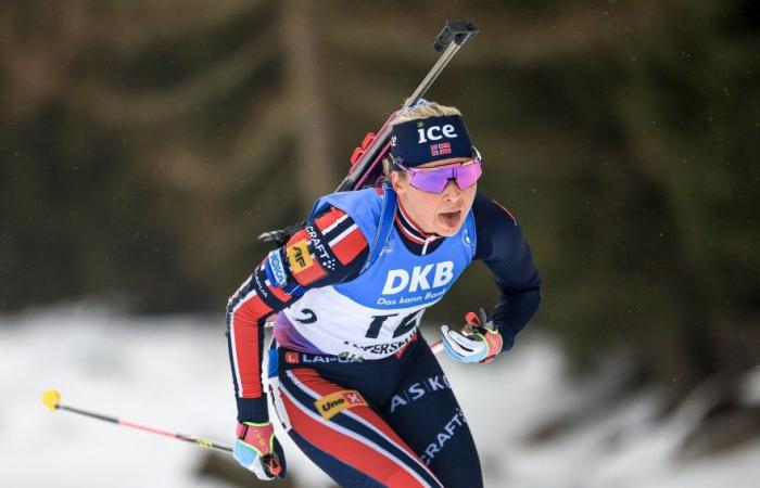 Biathlon | Antholz: After his incident with his rifle during the sprint, Ingrid Landmark Tandrevold was warned by the jury | Nordic Mag | N ° 1 Biathlon