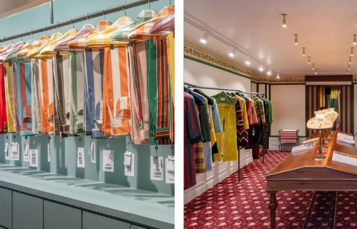 The jacket inaugurates its first permanent setting in Paris