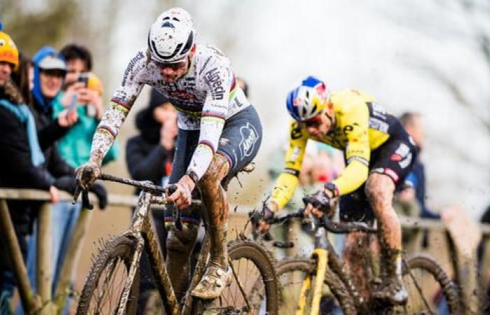 A final duel between Wout van Aert and Mathieu van der Poel in Maasmechelen