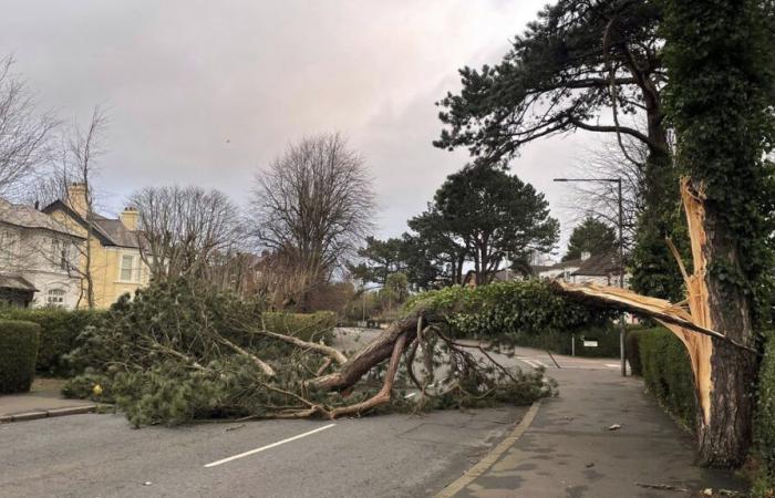 Eowyn storm: a dead in Ireland