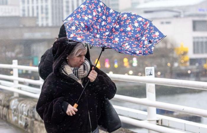 The “cyclonic bomb” Éowyn hit Ireland and the United Kingdom before arriving in France