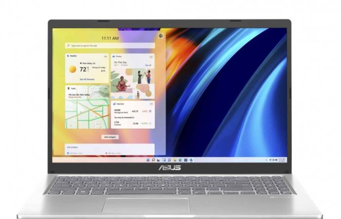 Sales €459 Asus VivoBook S1500EA-EJ4360W, inexpensive 15″ thin and light Silver laptop with large, fast 1 TB SSD storage and Intel Core i3 for office automation